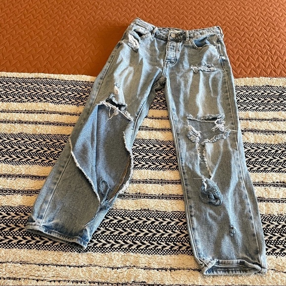 Pacsun destroyed/ destructed mom jeans sz.26 - Picture 1 of 4